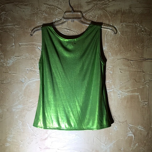 Berek Green Sleeveless Blouse Tank Top Shell Large - Picture 2 of 4